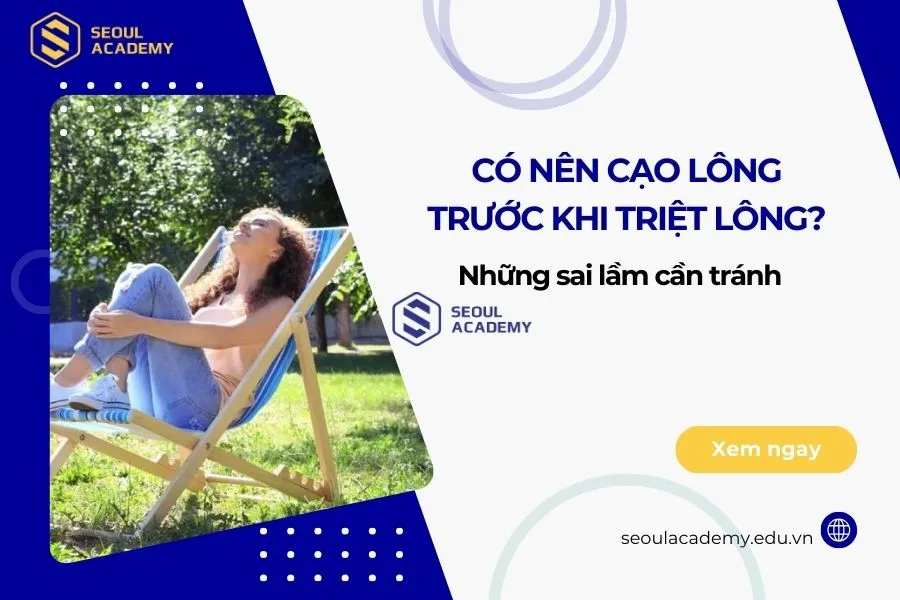 có nên cạo lông trước khi triệt lông