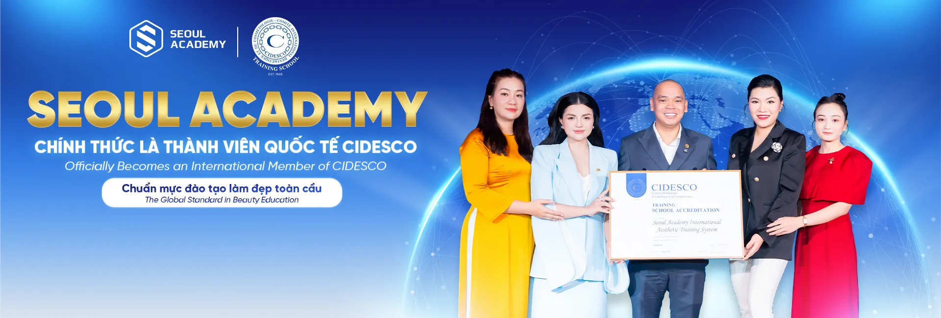 Seoul Academy chính thức trở thành thành viên Quốc tế CIDESCO