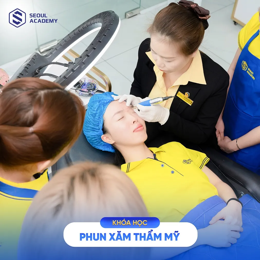 Khóa học phun xăm thẩm mỹ
