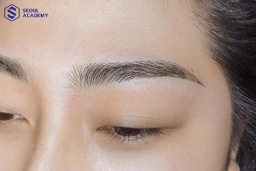 Hairstroke là kỹ thuật phun xăm chân mày tự nhiên, chân thực
