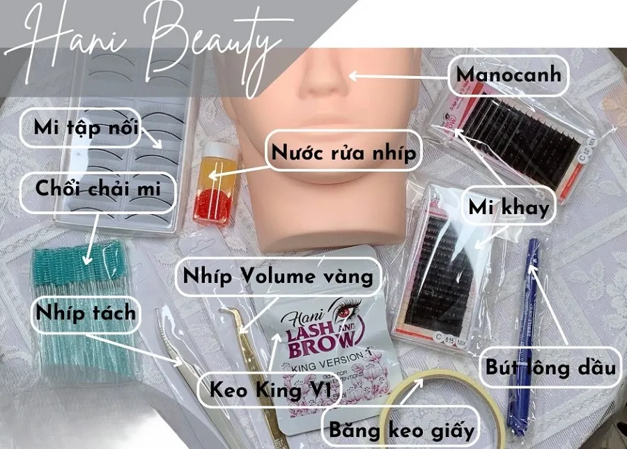 Shop bán mi giả TPHCM Hana Beauty cung cấp đa dạng các dụng cụ hỗ trợ chất lượng