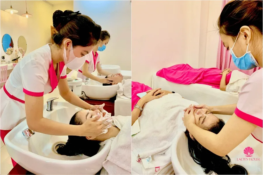 Học viên được thực hành trên mẫu thật để rèn luyện tay nghề vững