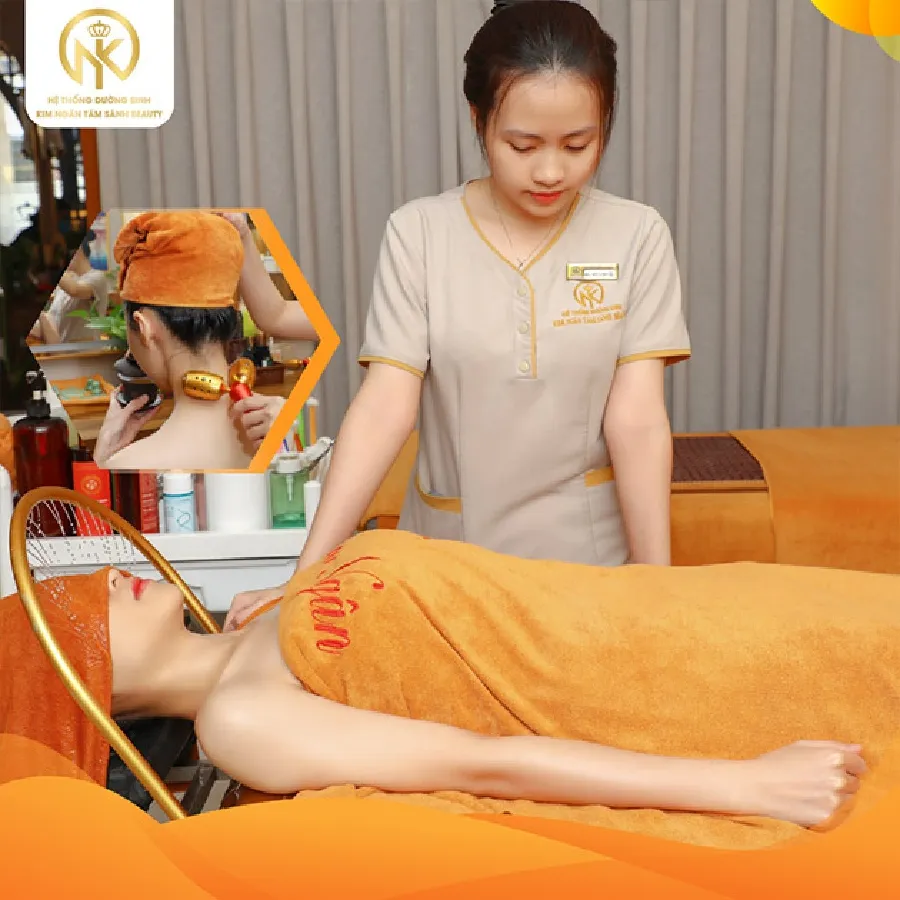Không gian học gội đầu dưỡng sinh tại KIM NGAN Beauty Care