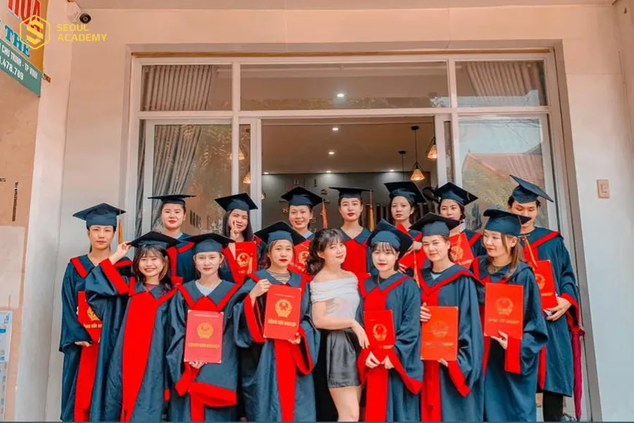 Tốt nghiệp khóa học nail ở NaNa Beauty Spa Nail
