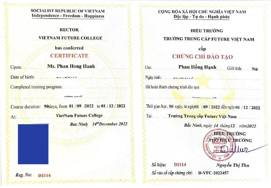 Bằng Trung cấp và chứng chỉ nghề có nhiều sự khác biệt về bản chất và giá trị