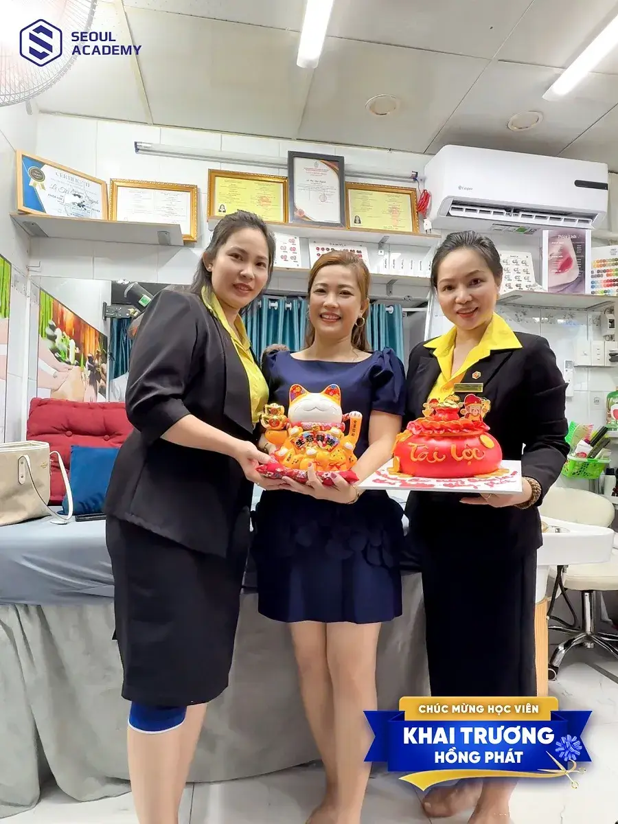 Thực tế rất nhiều học viên đã đạt được thành công, tự kinh doanh riêng sau khi hoàn thành khóa học tại Seoul Academy 