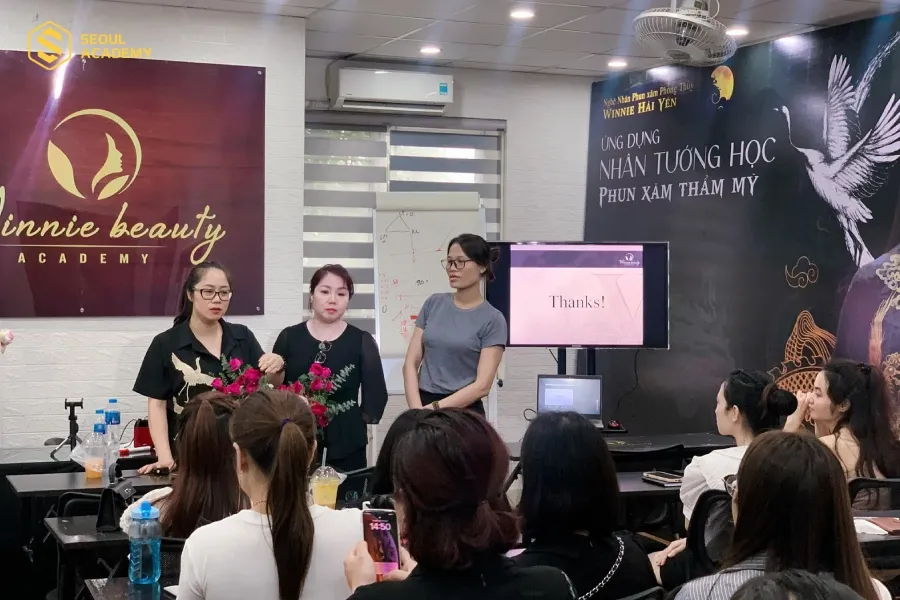 Bài giảng tại Winnie Beauty Academy được chuyên gia biên soạn kỹ lưỡng