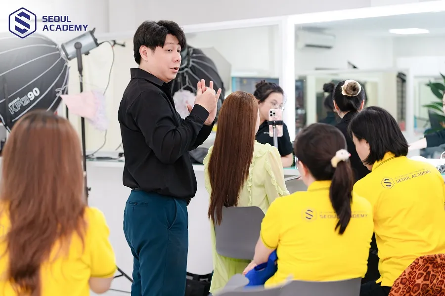 Học viên của Seoul Academy sẽ được thực hành thực tế các kỹ năng trong khóa học