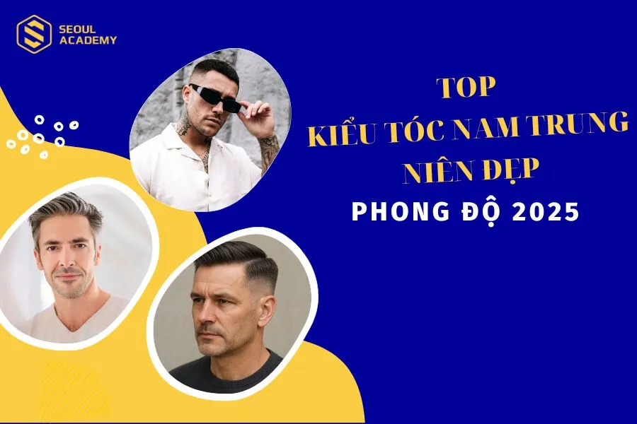 20 kiểu tóc nam trung niên đẹp tuổi 40, 50