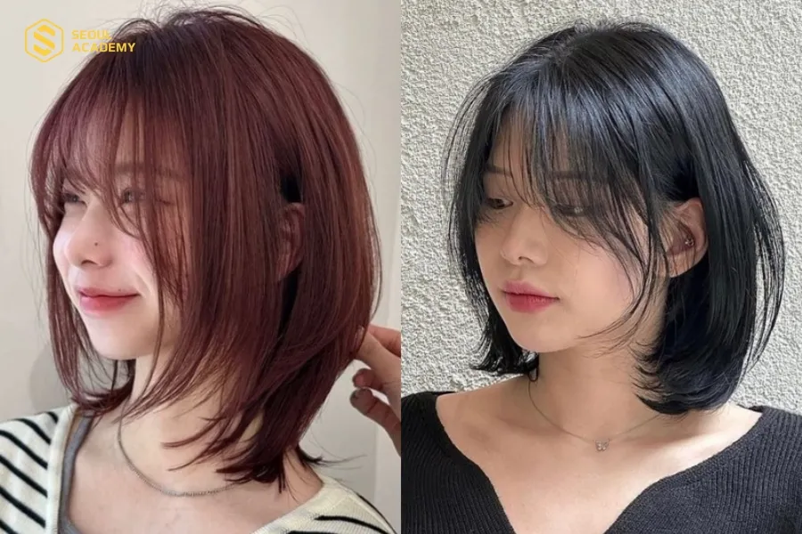 Tóc ngắn tỉa layer là một gợi ý không tồi dành cho các nàng tóc rễ tre