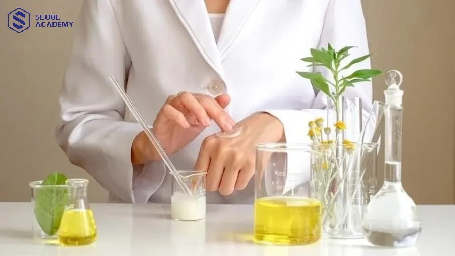 Bạn có thể chọn học khóa học đọc vị các hoạt chất trong mỹ phẩm tại Seoul Academy để có nền tảng trước khi học chuyên sâu lên lấy bằng Trung cấp chính quy