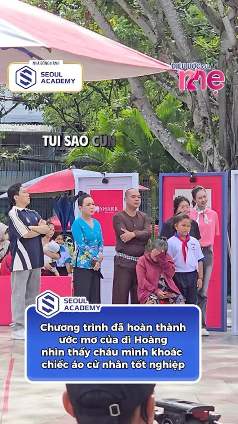 Chương trình Điều Ước Của Mẹ đã hoàn thành ước mơ của dì Hoàng nhìn thấy cháu khoác áo tốt nghiệp