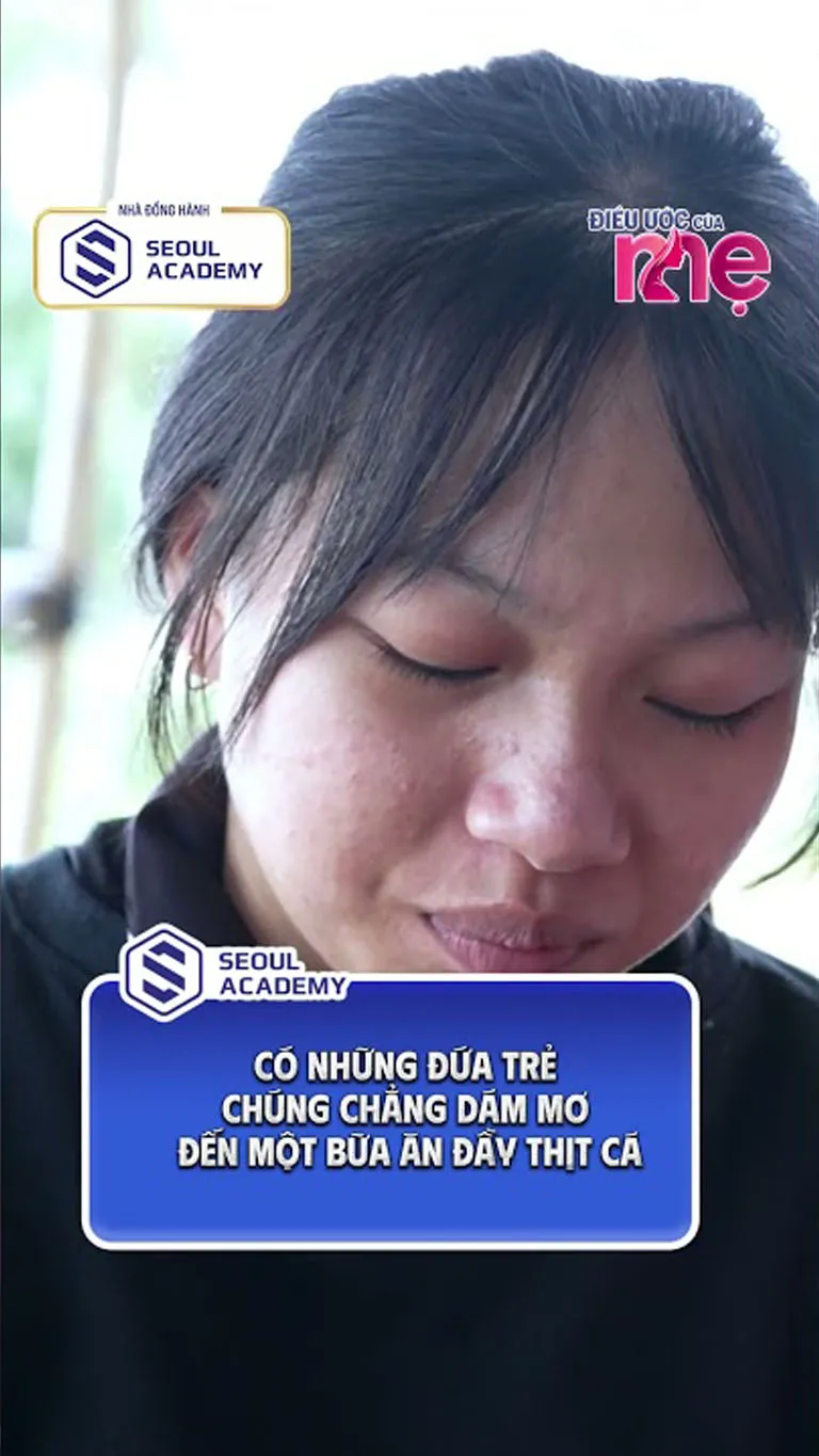 Có những đứa trẻ chúng chẳng dám mơ đến một bữa ăn đầy thịt cá