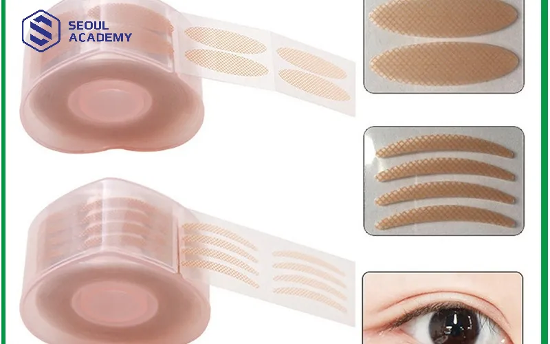 Miếng dán mi hỗ trợ cố định phần mi dưới Miếng dán mi hỗ trợ cố định phần mi dưới