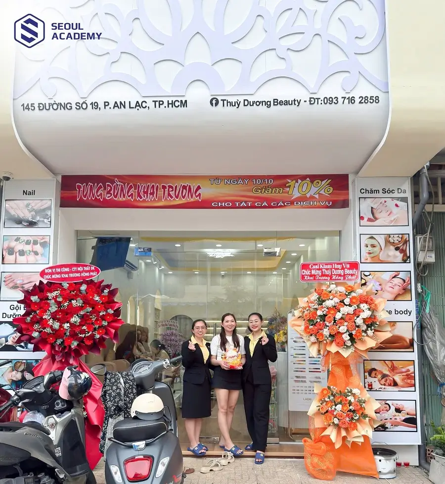 Có không ít học viên tại Seoul Academy đã có thể tự chủ kinh doanh riêng sau khi hoàn thành khóa học