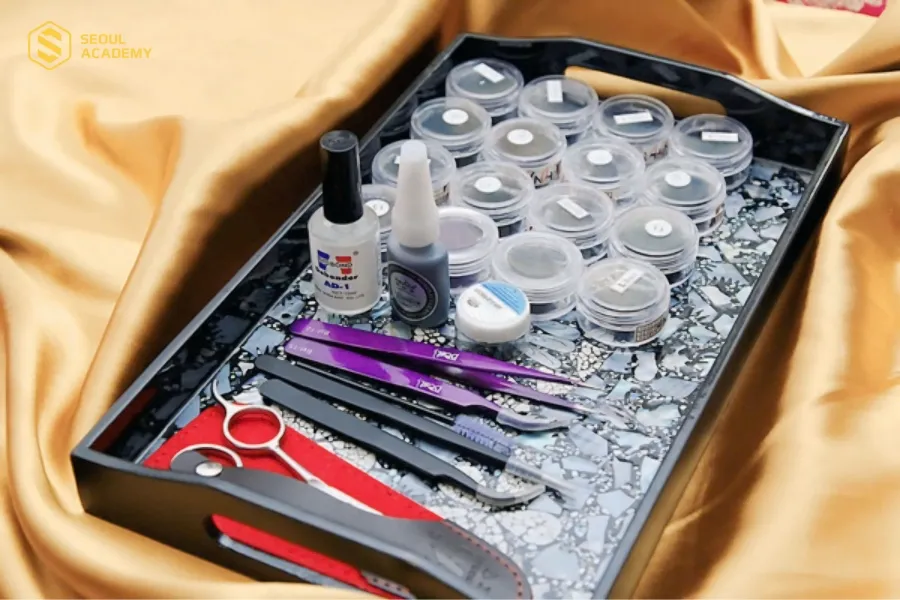 Bộ dụng cụ học nối mi classic cơ bản dành cho người mới bắt đầu