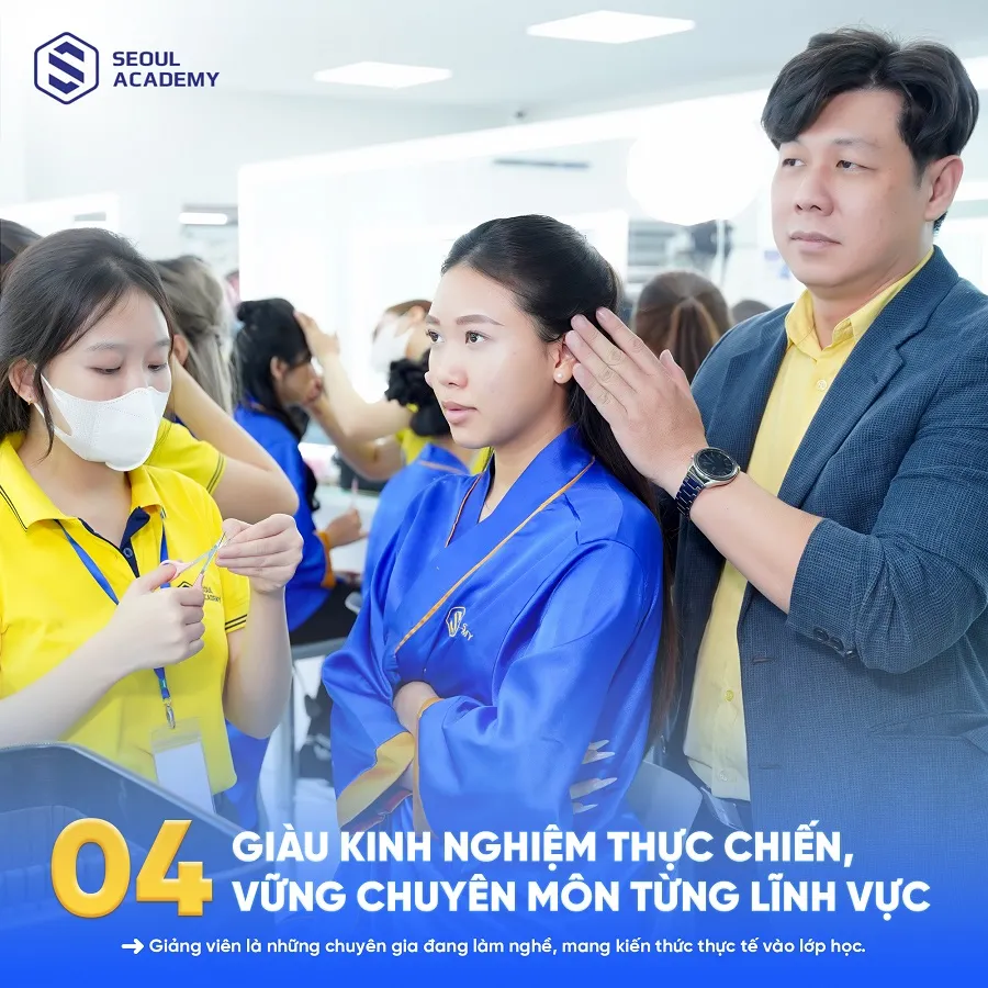 Thời gian đào tạo khoá trang điểm cô dâu kéo dài 2-6 tháng