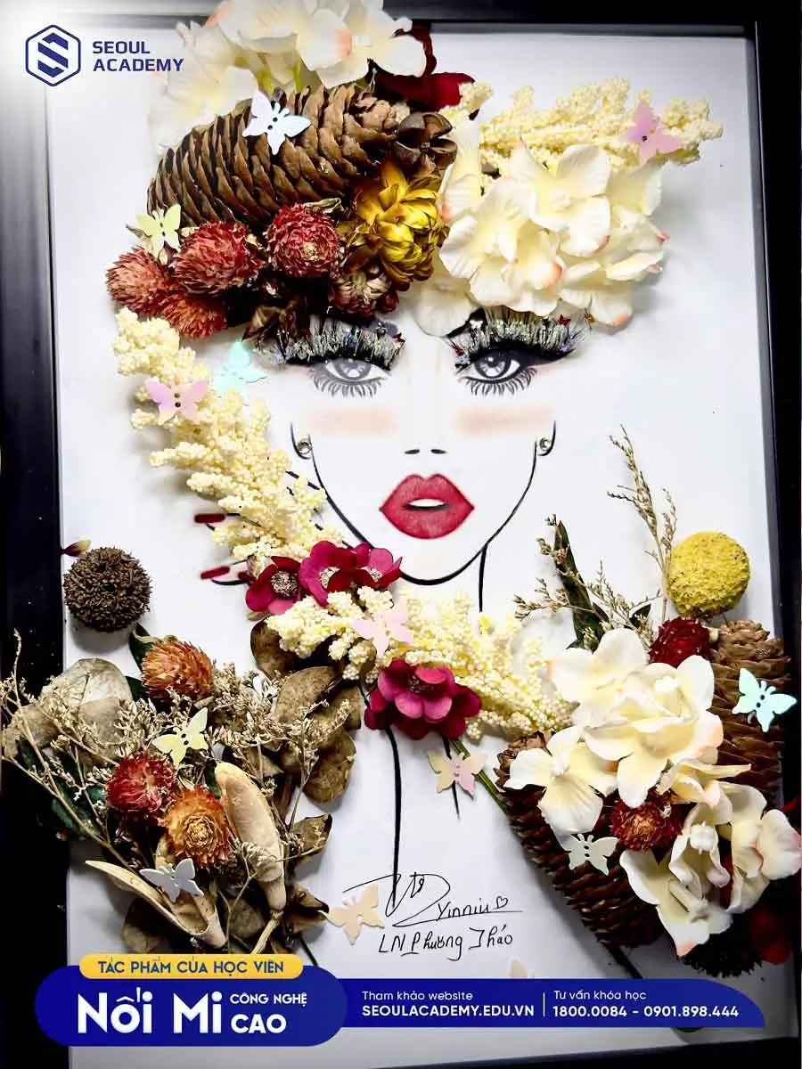Tác phẩm nối mi ấn tượng của học viên tại Seoul Academy