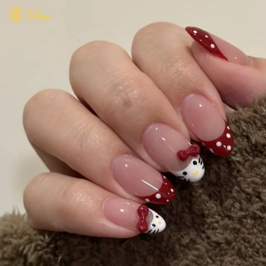 Nền nail thạch sẽ giúp bộ móng bạn trông tự nhiên nhưng vẫn đủ nổi bật 