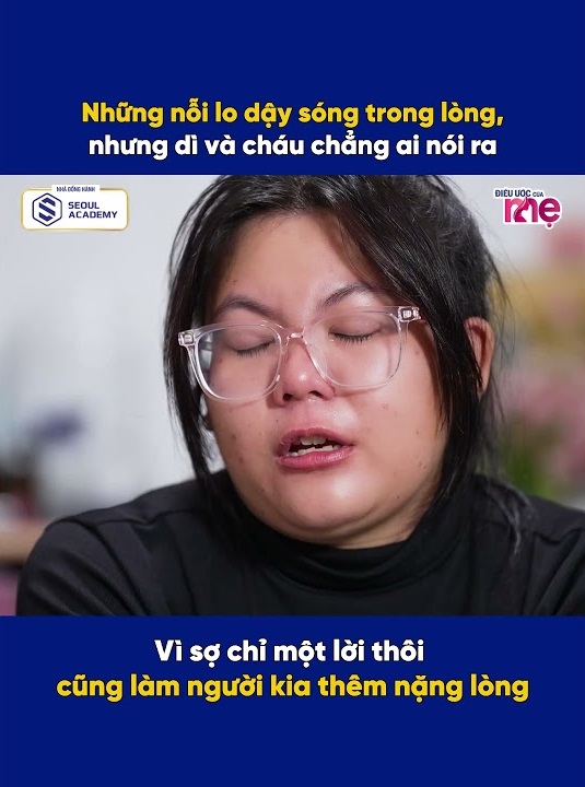 Những nỗi lo dậy sóng trong lòng nhưng cả dì và cháu không một ai nói ra