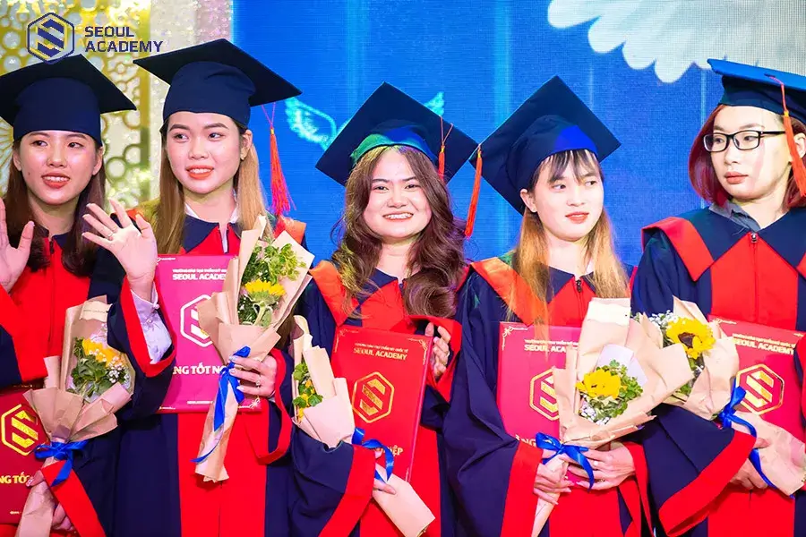 Seoul Academy cam kết 100% tay nghề học viên, cấp chứng chỉ hành nghề sau khóa học