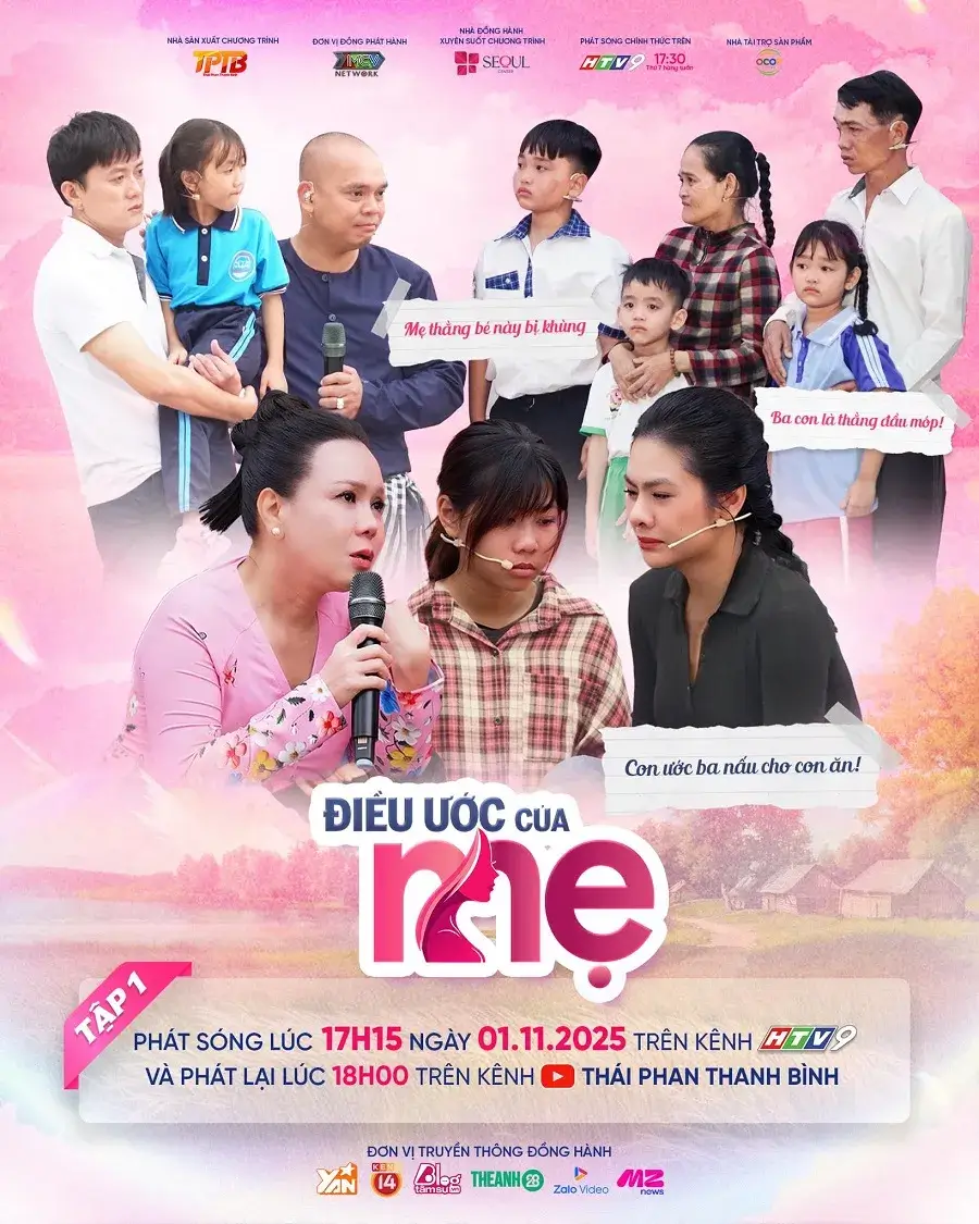 Điều Ước Của Mẹ - Chương trình truyền hình thực tế truyền tải những giá trị nhân văn sâu sắc, hiện thực hóa ước mơ “Người Mẹ”