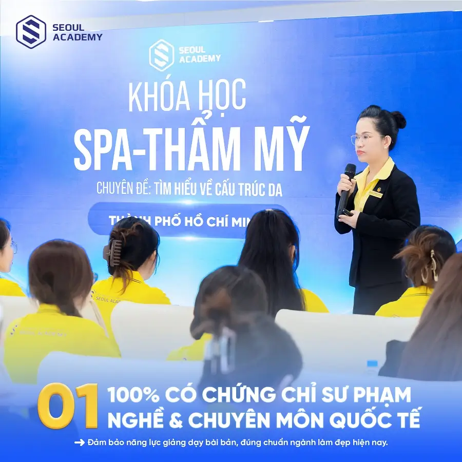 Tại Seoul Academy có đa dạng các khóa học nghề thẩm mỹ được đội ngũ giảng viên có chuyên môn giỏi và giàu kinh nghiệm cầm tay chỉ việc