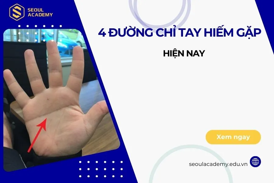 4 đường chỉ tay hiếm gặp nhất thế giới