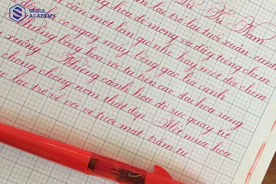 Học sinh bị đánh dấu bài khi dùng bút mực đỏ trong bài thi