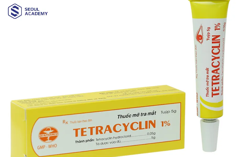 Sản phẩm thuốc mỡ tra mắt Tetracyclin 1% Sản phẩm thuốc mỡ tra mắt Tetracyclin 1%