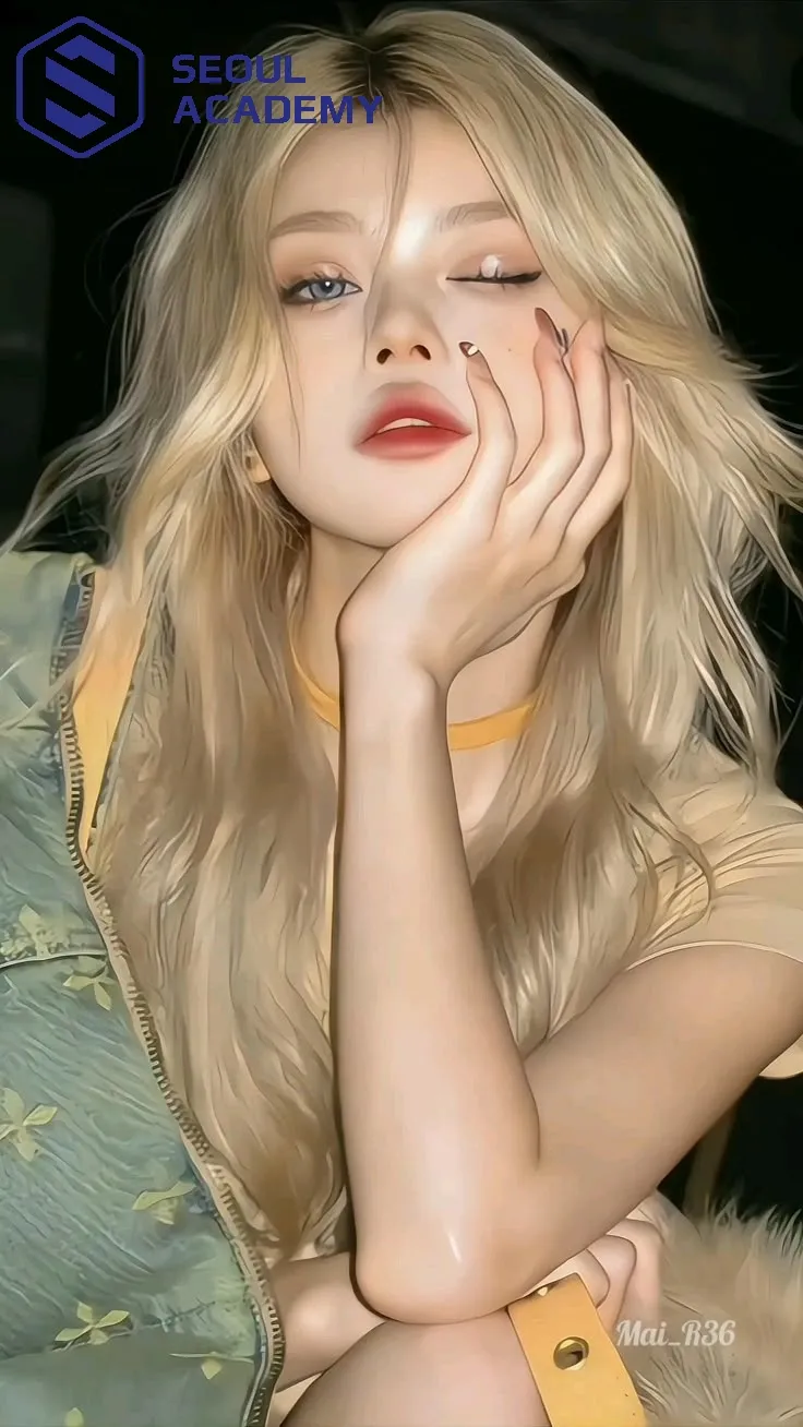 Tóc ngắn nhuộm highlight sáng cực chất, thu hút mọi ánh nhìn