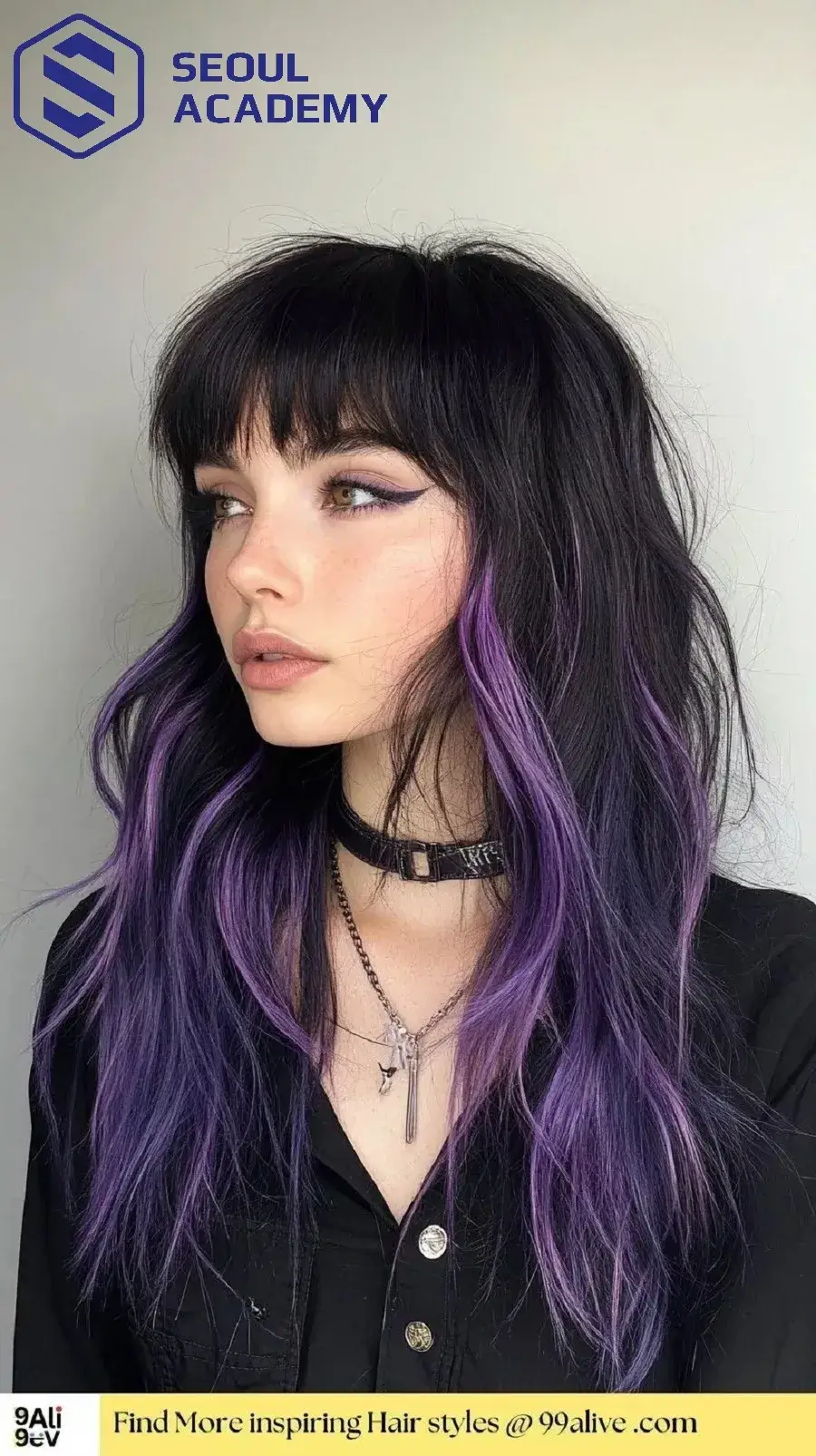 Highlight sắc tím mộng mơ thủy chung cho cô nàng nữ tính