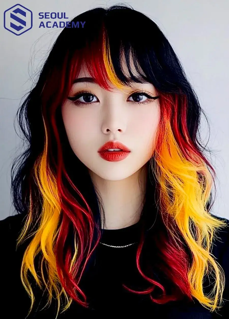 Những sợi tóc light vàng cổ điển mang lại vẻ ngoài trẻ trung, năng động