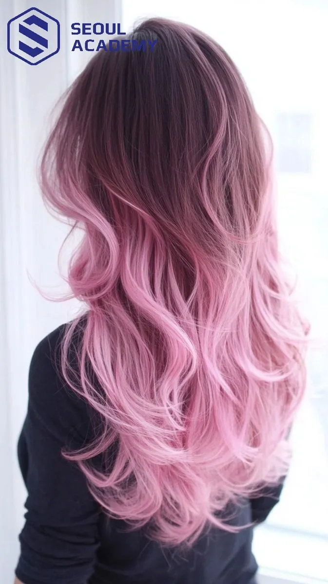 Hiệu ứng màu sắc chuyển động mê hoặc với kiểu highlight ombre