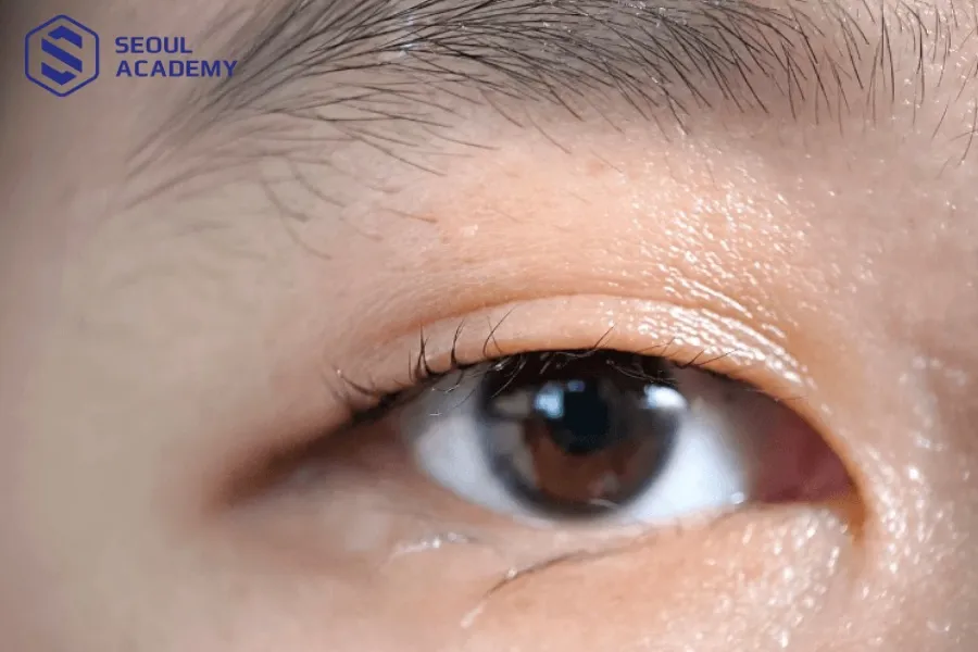 Người có mí lót, mắt nhỏ với đường viền mí nhợt nhạt là đối tượng phù hợp thực hiện phun xăm mí mắt