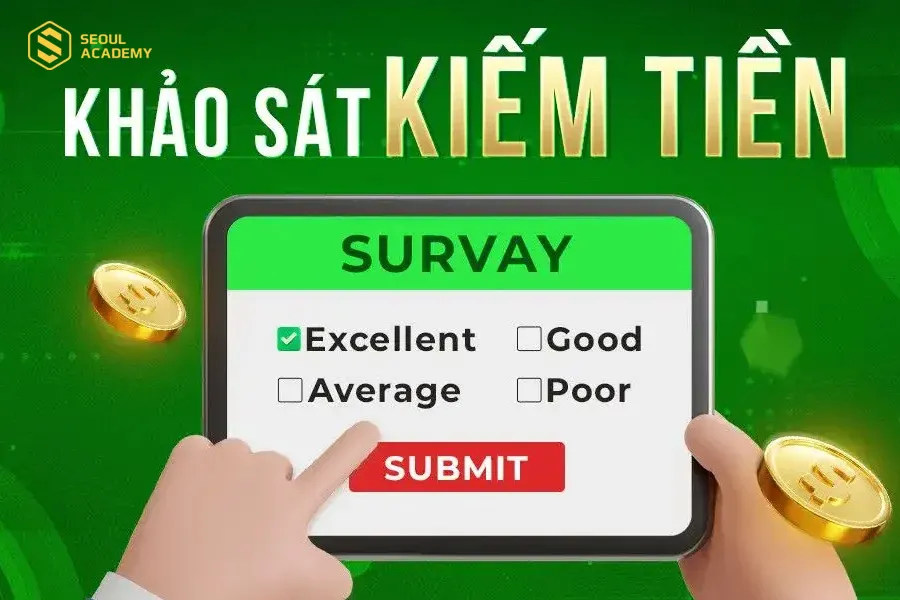 Trả lời khảo sát trực tuyến cũng là một cách kiếm tiền hiệu quả