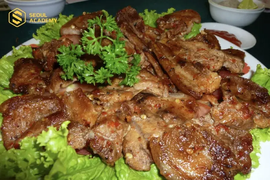 Thịt nai nướng chao với hương vị vô cùng hấp dẫn