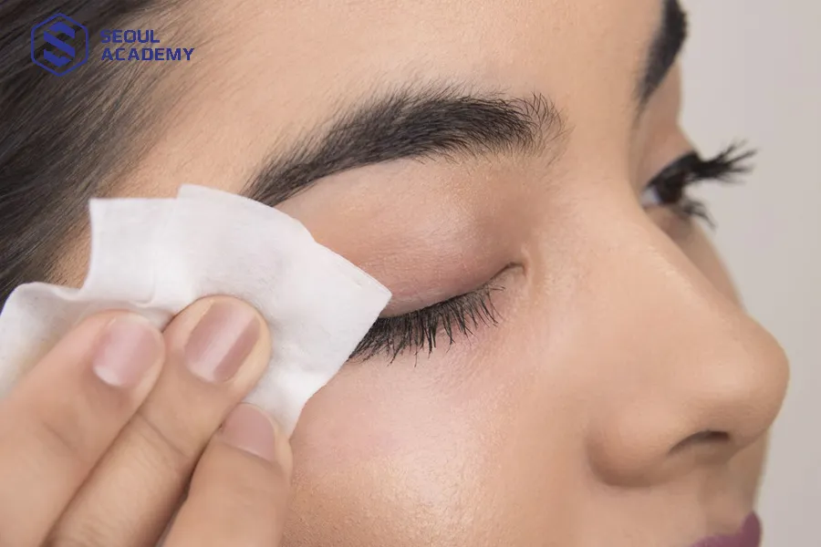 Thực hiện tẩy trang mi một cách đúng nhất