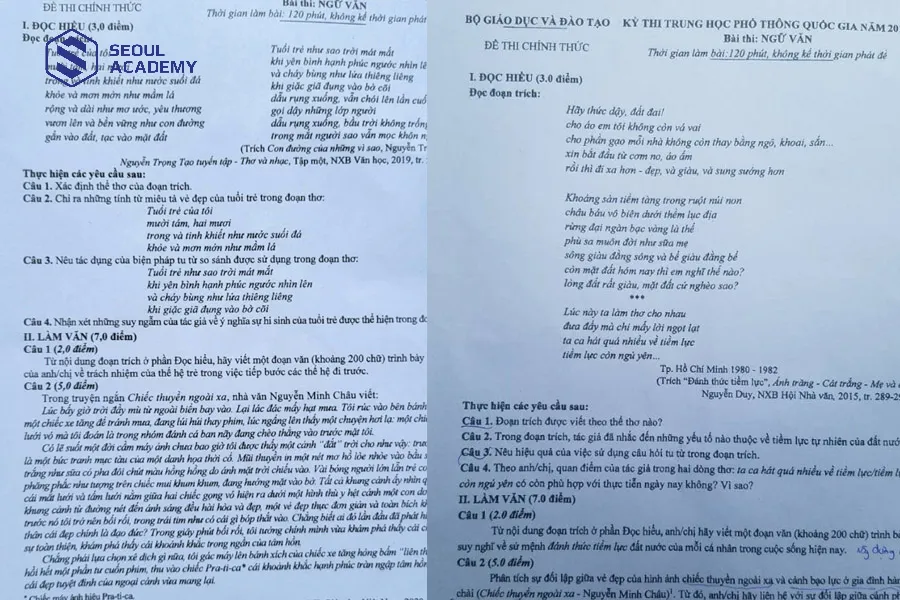 Môn Văn năm 2023 không có sự thay đổi cấu trúc so với 2026 Môn Văn năm 2023 không có sự thay đổi cấu trúc so với 2026