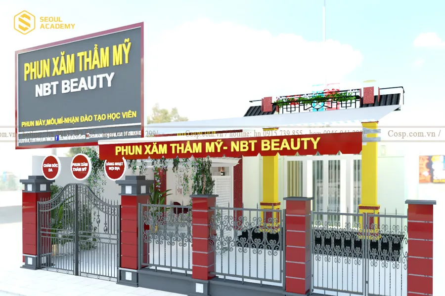 Đặt tên tiệm phun xăm theo chữ viết tắt của tên mình