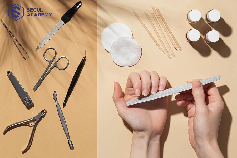 Nên mài móng tay mòn đi sau khi cắt để không gây tổn thương các vùng da trên cơ thể