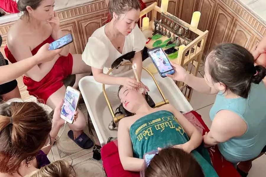 Tuấn Bem Spa dạy nghề gội đầu dưỡng sinh uy tín