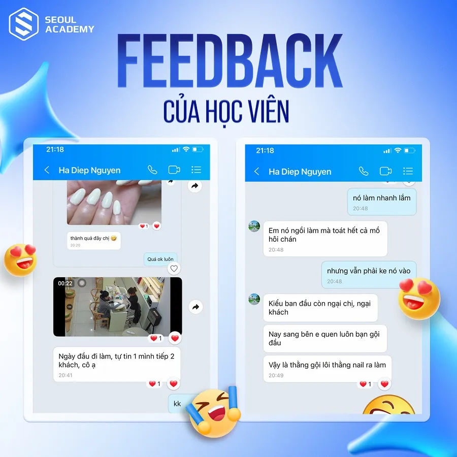 Thực tế có rất nhiều học viên đã hoàn thành khóa học tại Seoul Academy và có nhiều cơ hội phát triển với mức thu nhập hấp dẫn