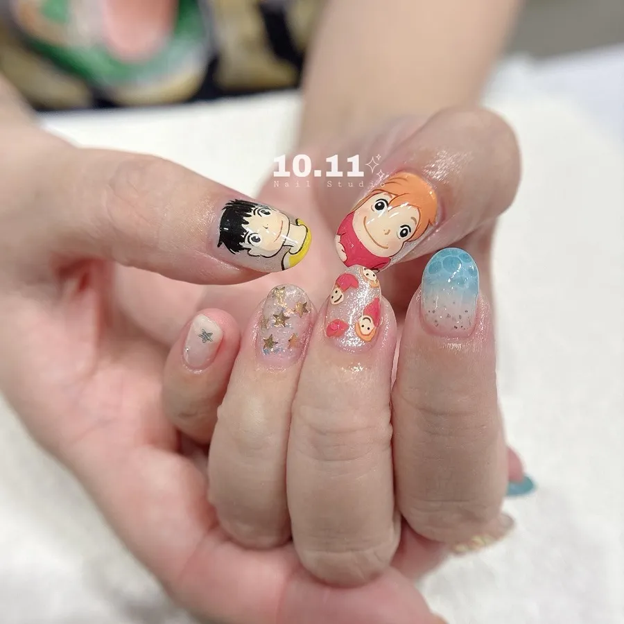 Học viên được học vẽ hình nhân vật hoạt hình theo tỷ lệ độc quyền tại 10.11 Nail Studio