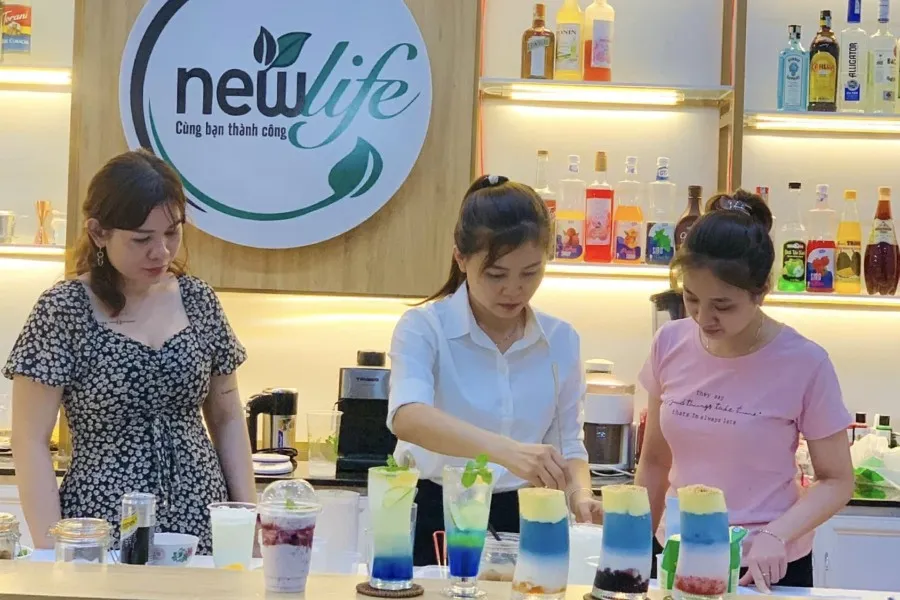 Lớp học tại Dạy nghề pha chế NEW LIFE