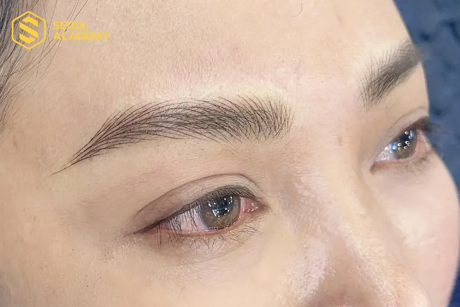 Không có lông mày vẫn có thể điêu khắc phẩy sợi