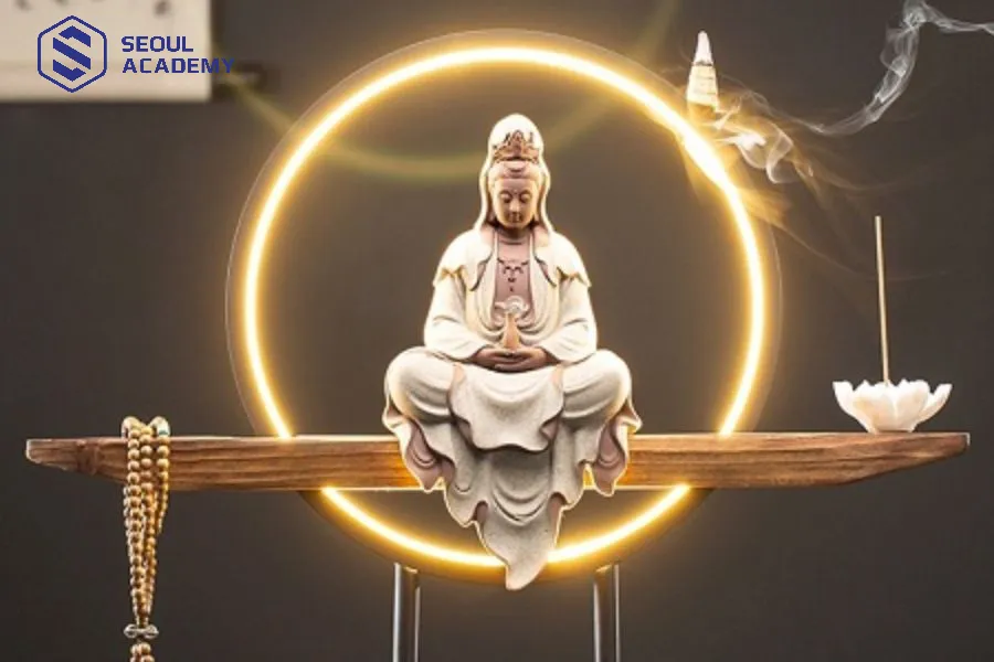 Phật Quan Âm sẽ phù hộ cho bạn may mắn và làm bài tốt