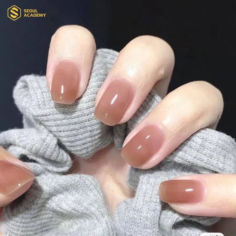 Nail màu thạch là xu hướng thịnh hành hiện nay Nail màu thạch là xu hướng thịnh hành hiện nay