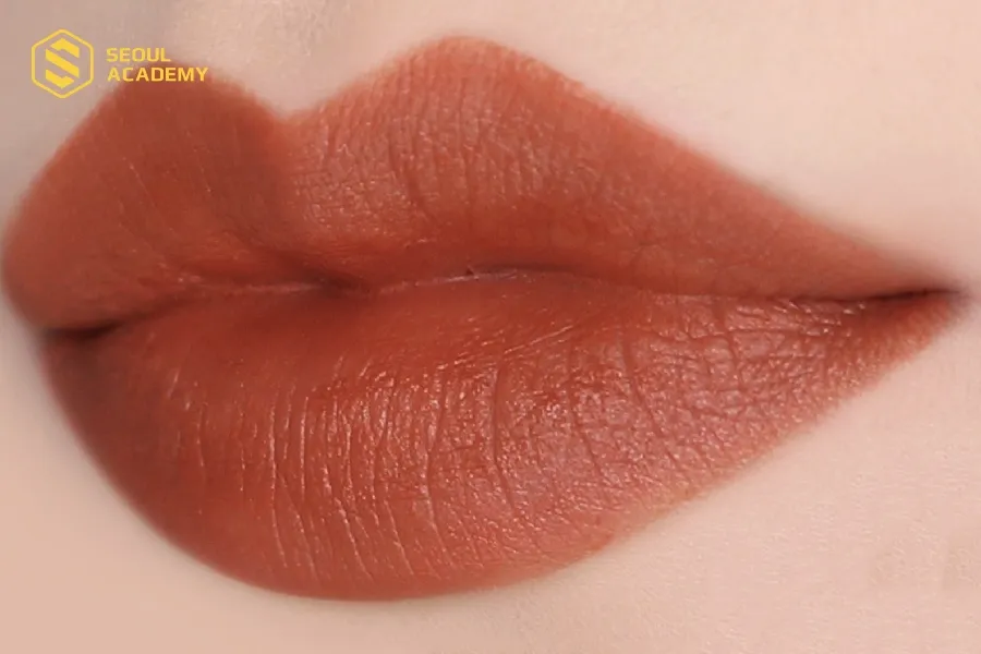 Phun môi màu đỏ đất quyến rũ cho nàng môi dày