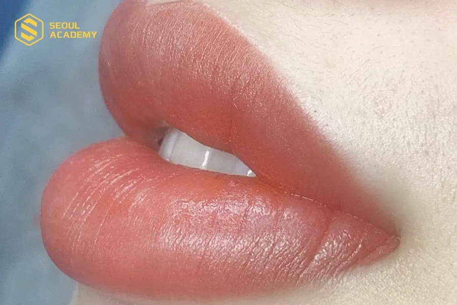 Phun môi màu đỏ hồng đẹp ngọt ngào và thu hút